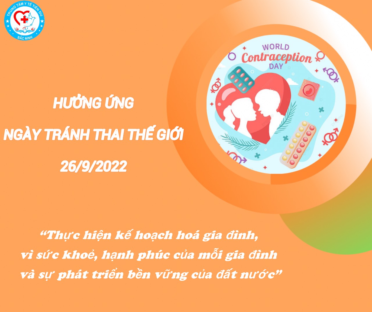 Hưởng ứng Ngày Tránh thai Thế giới 26/9/2022