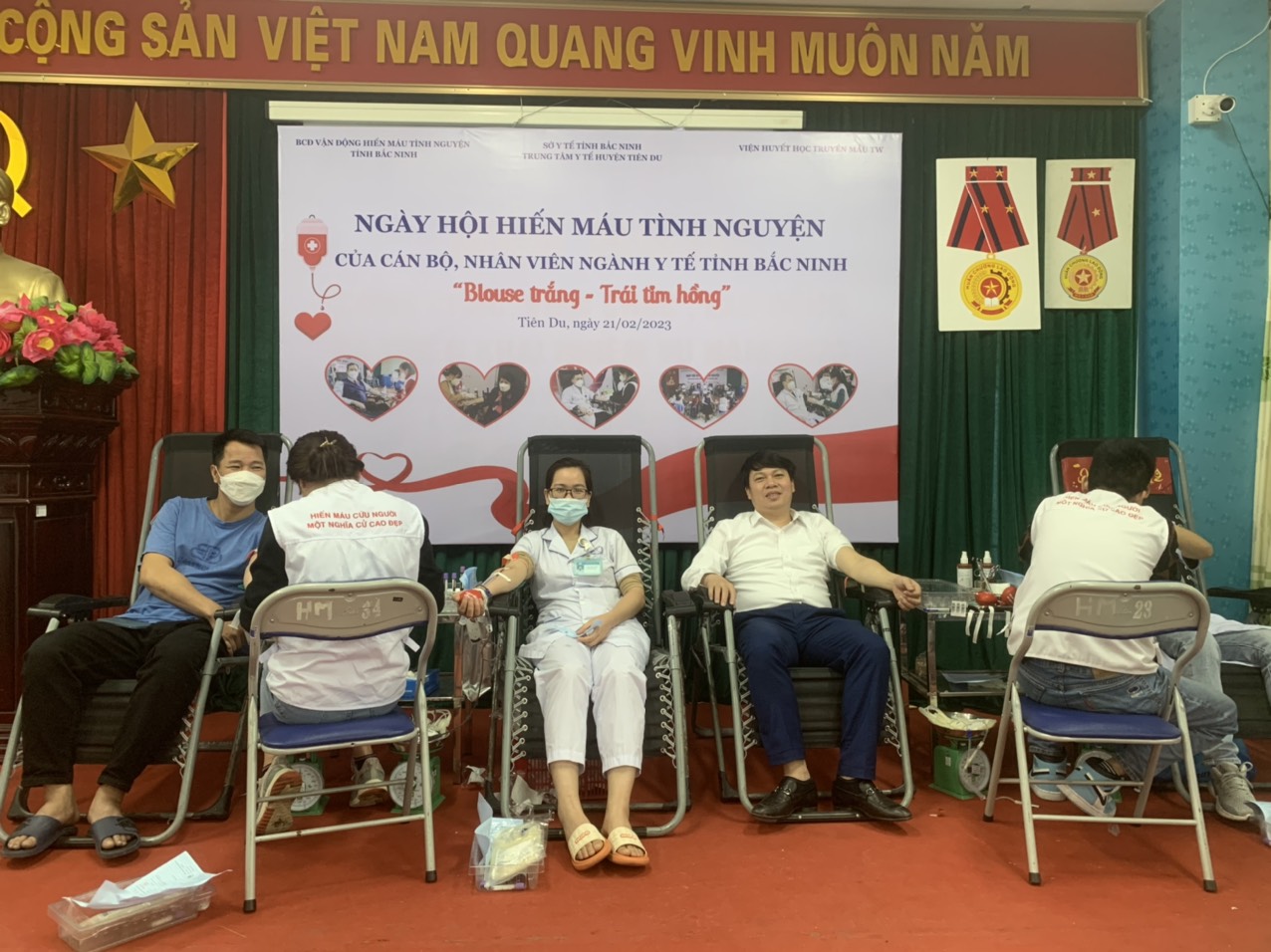 Tiên Du: Sôi nổi ngày Hội hiến máu tình nguyện