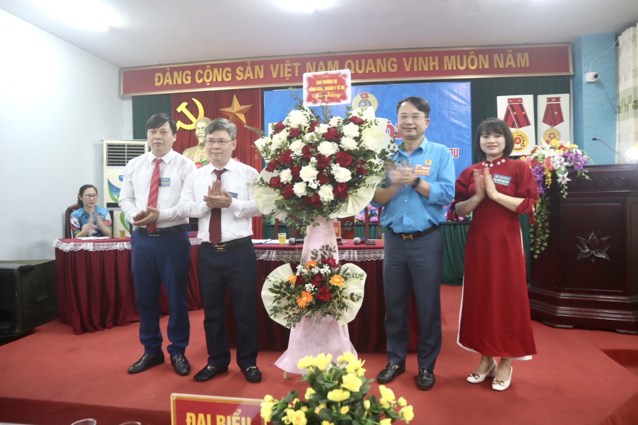ĐẠI HỘI CÔNG ĐOÀN CƠ SỞ TRUNG TÂM Y TẾ HUYỆN TIÊN DU KHÓA II, NHIỆM KỲ 2023-2028