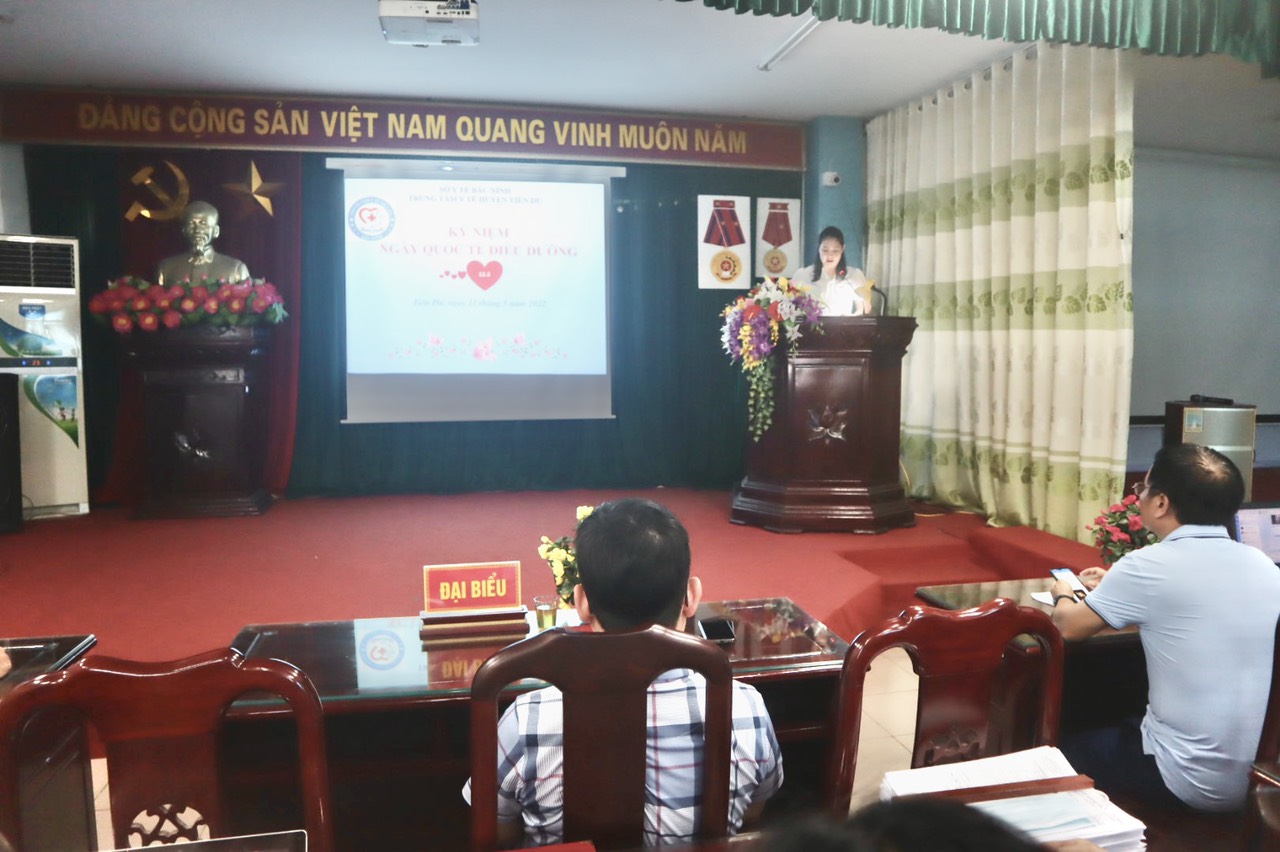 TTYT huyện Tiên Du tổ chức Lễ kỉ niệm ngày Quốc tế Điều dưỡng 12/5